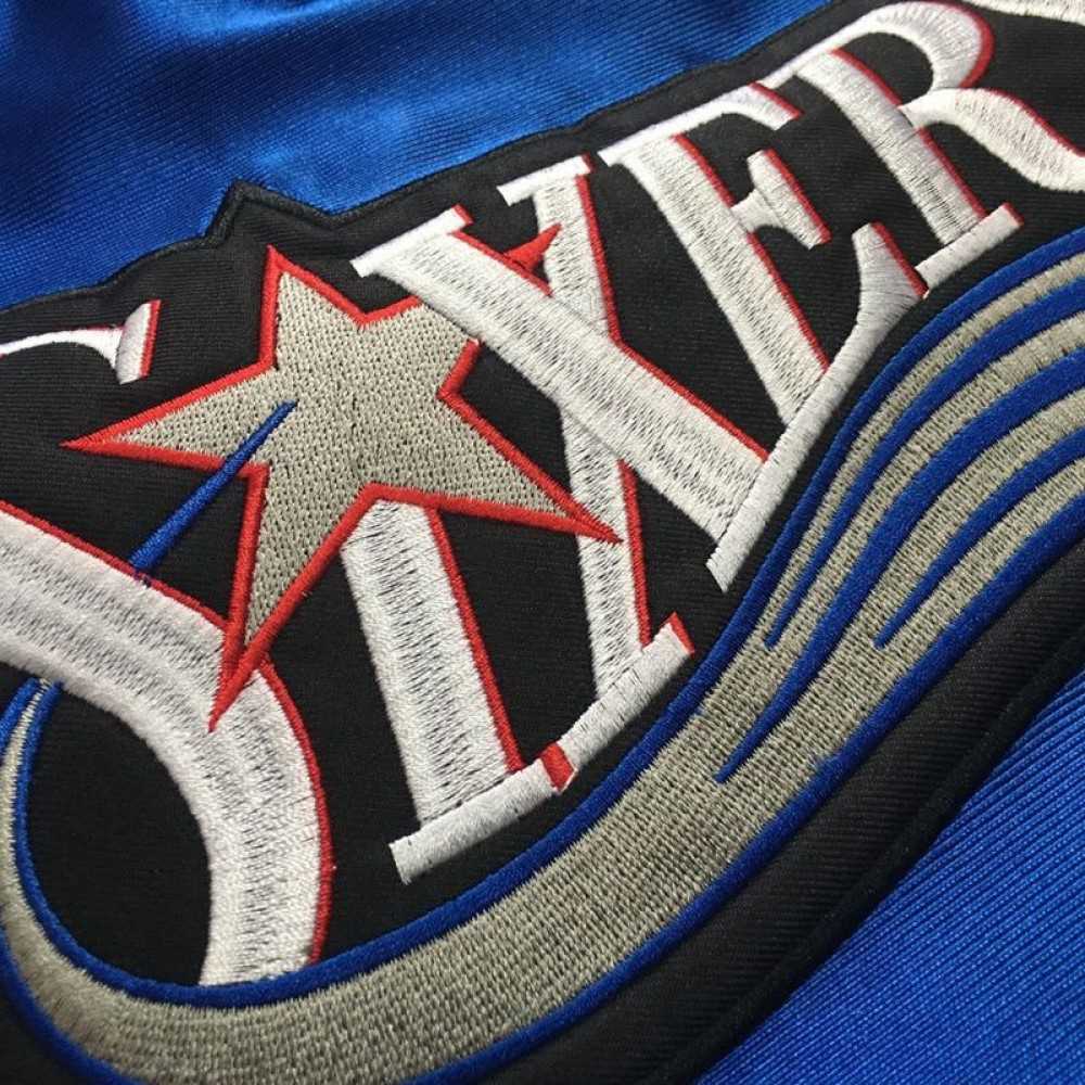 Philadelphia 76ers Allen Iverson #3 Throwback Blue Champions Jersey-Pro Kit Vault | Brand New 26/27 Sports Jerseys